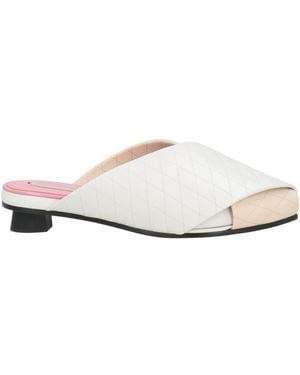 Marco De Vincenzo Mules & Clogs Leather - White