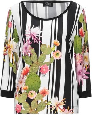 Clips T-Shirt Viscose, Elastane, Polyester - Black