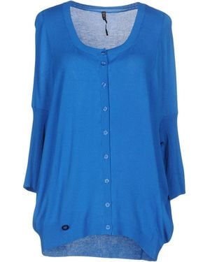 Manila Grace Cardigan Viscose, Polyester - Blue