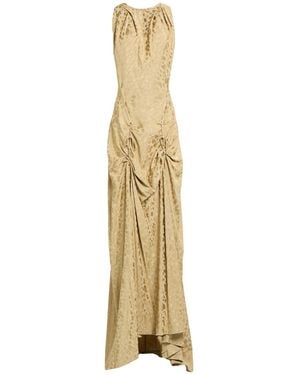 Vivienne Westwood Maxi Dress Viscose, Wool - Metallic