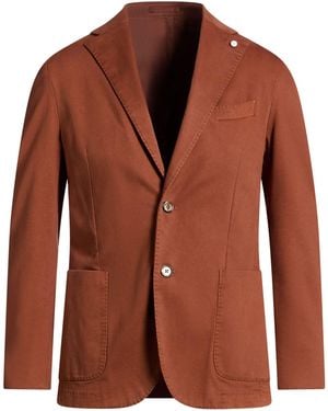 Luigi Bianchi Blazer Modal, Cotton, Elastane - Brown