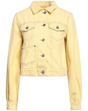 Ganni Denim Outerwear - Metallic