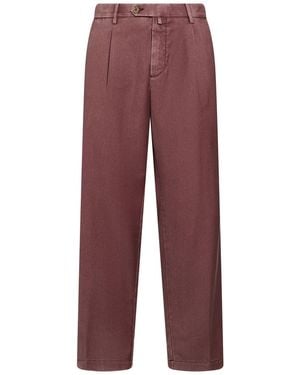 Myths Mauve Pants Virgin Wool, Cashmere - Purple