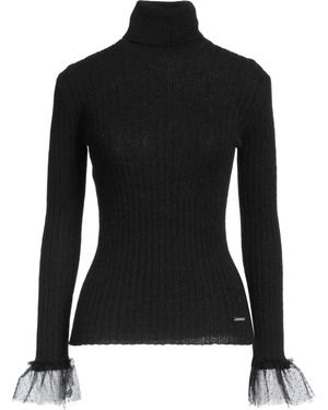 Gaelle Paris Turtleneck Acrylic, Polyamide, Mohair Wool, Wool - Black