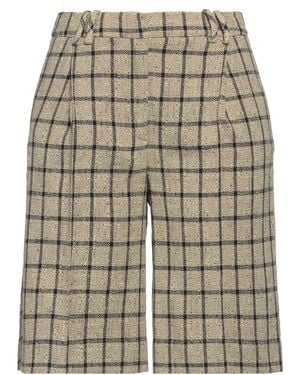 Ganni Shorts & Bermuda Shorts Organic Cotton, Cotton, Elastane - Grey