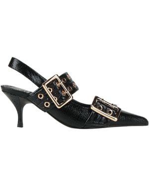 Jeffrey Campbell Court Shoes Leather - Black