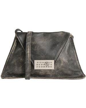 MM6 by Maison Margiela Cross-Body Bag Leather - Black