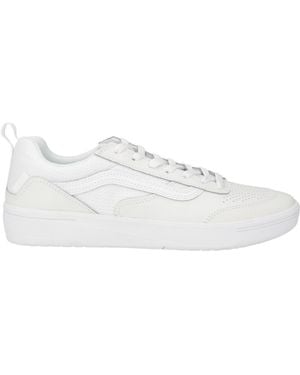 Vans Sneakers Leather, Textile Fibers - White