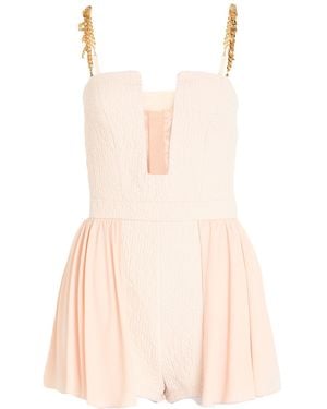 Elisabetta Franchi Light Playsuit Tencel, Polyester, Acrylic, Viscose, Wool - Pink
