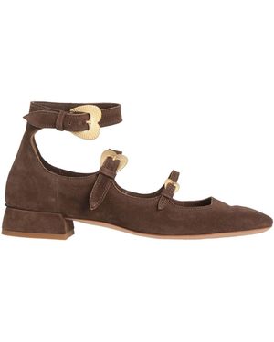 A.Bocca Ballet Flats - Brown