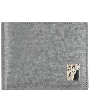 Versace Wallet Leather - Gray