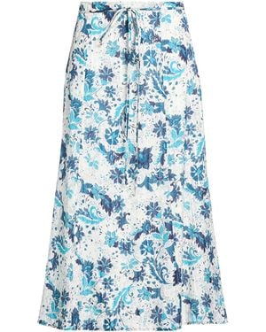 Really Wild Clothing Midi Skirt - Blue