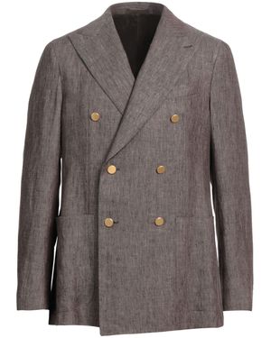 Caruso Blazer Linen - Brown