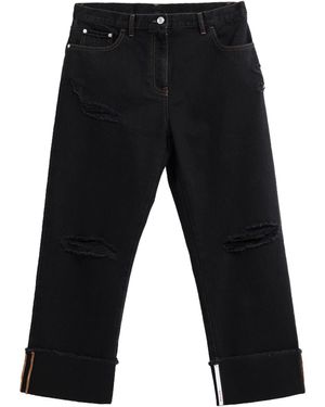 Gcds Pantaloni Jeans - Nero
