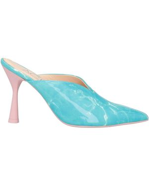 Agl Attilio Giusti Leombruni Azure Mules & Clogs Synthetic Material - Blue