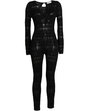 Akep Jumpsuit Viscose, Polyester - Black