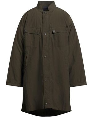 Needles Dark Overcoat & Trench Coat Nylon - Gray