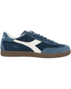 Diadora Sneakers Leather, Textile Fibers - Blue