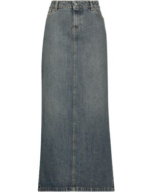 Halfboy Denim Skirt Cotton - Gray