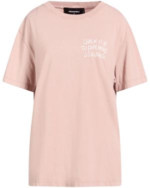 DSquared² T-Shirt Cotton - Pink