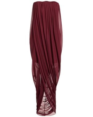 Burberry Maxi Dress Viscose, Polyester - Red