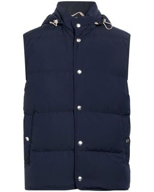 Eleventy Vest Wool, Polyamide - Blue