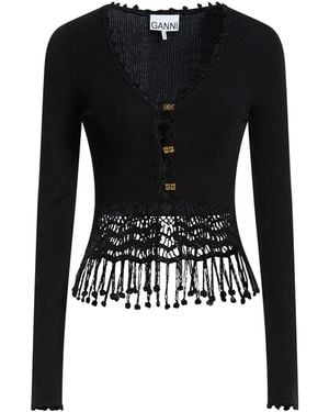 Ganni Cardigans - Black