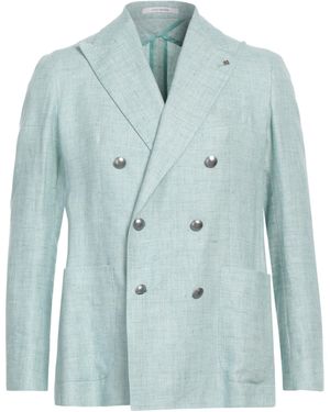 Tagliatore Light Blazer Linen, Cotton - Blue