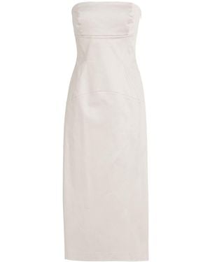Grifoni Midi-Kleid - Weiß