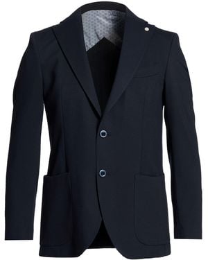 Barbati Blazer Polyester, Viscose, Elastane - Blue