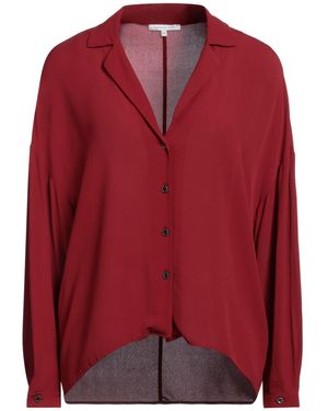 Patrizia Pepe Essential Brick Shirt Viscose - Red