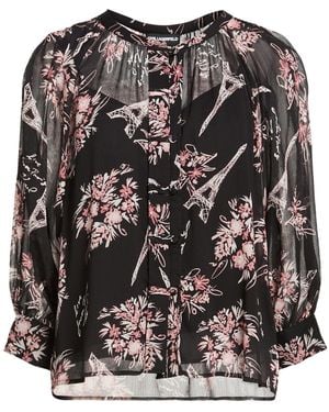 KARL LAGERFELD Shirt - Black