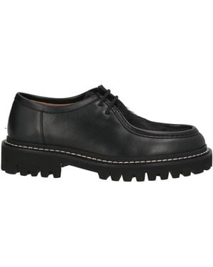 Henderson Lace-Up Shoes Leather - Black