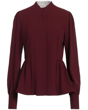Le Sarte Pettegole Burgundy Shirt Polyester - Purple