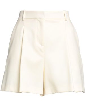 Fabiana Filippi Cream Shorts & Bermuda Shorts Virgin Wool - Natural
