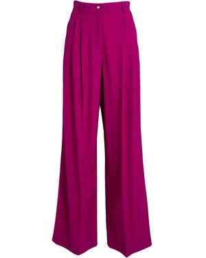 Dolce & Gabbana Trousers Virgin Wool, Elastane - Pink