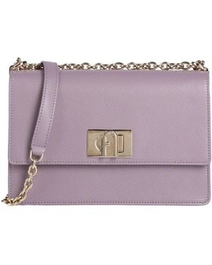 Furla Cross-Body Bag Leather - Purple
