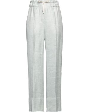 Peserico Light Trousers Linen, Acetate - White