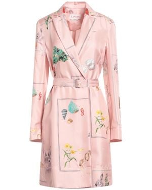 Lanvin Mini Dress Silk - Pink