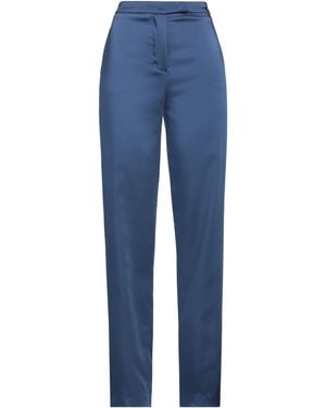 White Wise Pants Polyester, Elastane - Blue