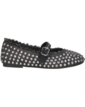 KARIDA Ballet Flats Textile Fibers - Black