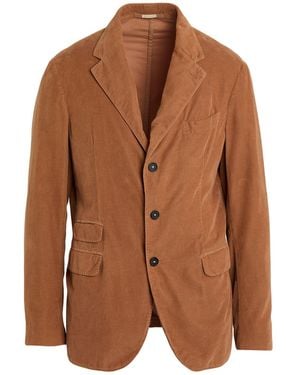 Massimo Alba Camel Blazer Cotton - Brown