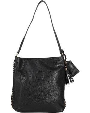 La Fille Des Fleurs Shoulder Bags - Black