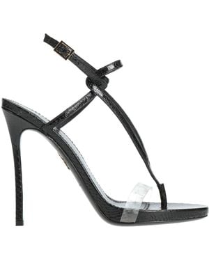 DSquared² Thong Sandal Leather - Black