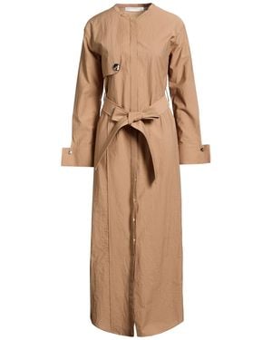 Tela Camel Maxi Dress Cotton, Polyamide - Natural
