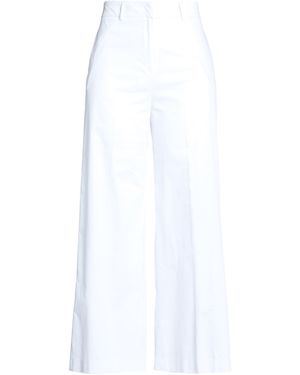 HOPE SKY Trousers Cotton, Polyamide, Elastane - White