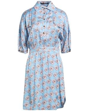Annarita N. Sky Mini Dress Polyester, Elastane - Blue
