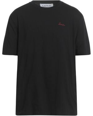 Lanvin T-Shirt Cotton - Black