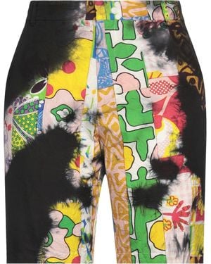 Jeremy Scott Shorts & Bermuda Shorts Cotton, Silk - Black