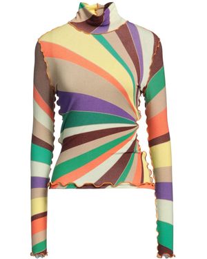 Siedres Turtleneck Viscose, Polyester, Elastane - Green